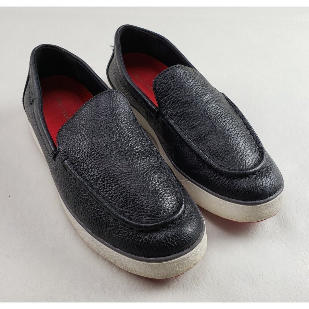 Cole Haan Nantucket Slip On Shoe Womens 8 B Black Leather Comfort Loafer